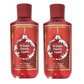 Bath and Body Works 2 Pack Winter Candy Apple Shower Gel 10 Oz.