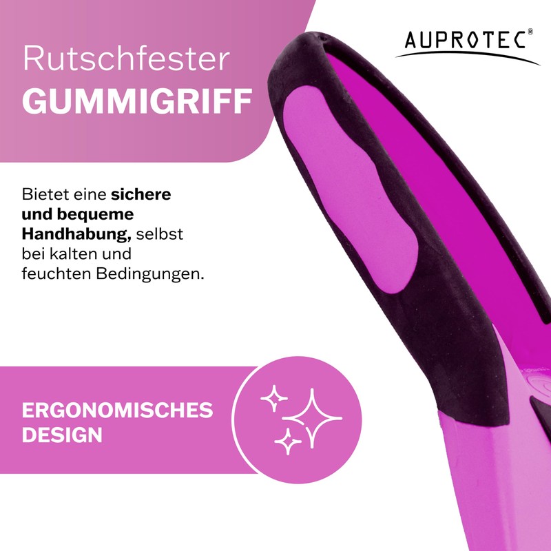 AUPROTEC Ice Scraper 2K with Brass Blade Pink / Grey