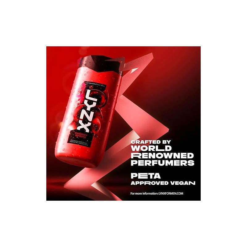 Lynx Fine Fragrance Cherry Spritz Body Wash 400 ml