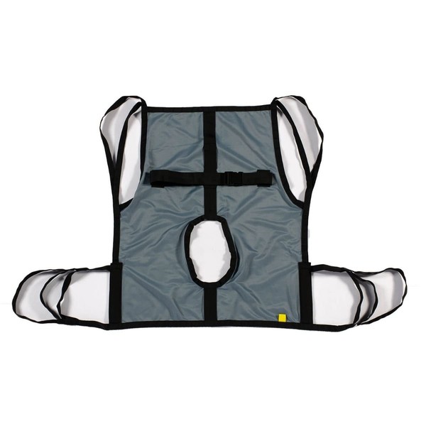 Patient Aid Medical Commode Patient Lift Sling, Full Body Sling with Lifting Straps for Secure Patient Transfers, Commode Sling for Bathing and Toileting, Size Large, Weight Capacity 225-475 lbs