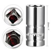 sourcingmap 2 Pcs 1/4-Inch Drive 8mm 6-Point Shallow Socket, Metric,