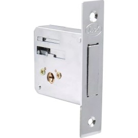 Lock Cerrojo Para Embutir Unidireccional Niquelado 10ce Lock Color Gris