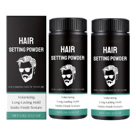 Polvo De Peinado Mate Para Hombres, Textura De Volumen Insta