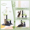 Globlazer Kitten Scratching Post Tower, 34.8" Tall Cat Scratching Post