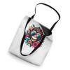 Little Cool Monkey in Sunglasses Surrounded by Flowers Tote Bag