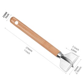 Stainless Steel Meat Chopper, Stainless Steel Meat Masher, 11 Inch, Ground Beef Chopper Tool, Meat Chopper for Ground Beef, Metal Meat Chopper, Ground Meat Smasher, Hamburger Smasher Tool