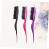 FOMIYES 3pcs Three Rows Bristles Hair Comb Hair Combs Detangling