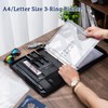 ProCase Portfolio 3 Ring Padfolio Folder Organizer, PU Leather Business