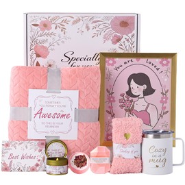 Get Well Gifts for Women After Surgery, Relaxing Spa Care Package Self Care Gift Basket, Birthday Gifts for Women, Inspirational Thinking of You Sympathy Gift for Mom Wife Grandma Friends