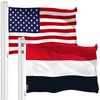 USA American & Yemen Yemeni Flags 3x5 FT Combo Printed