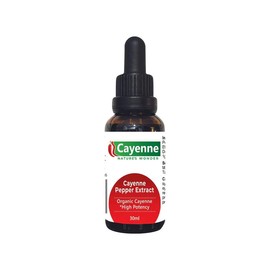 Cayenne Nature's Wonder Cayenne Pepper Extract with dropper 30ml