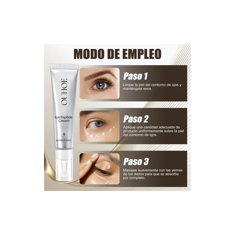 Crema De Ojos Con Ácido Hialurónico Hidrata Y Atenúa Líneas