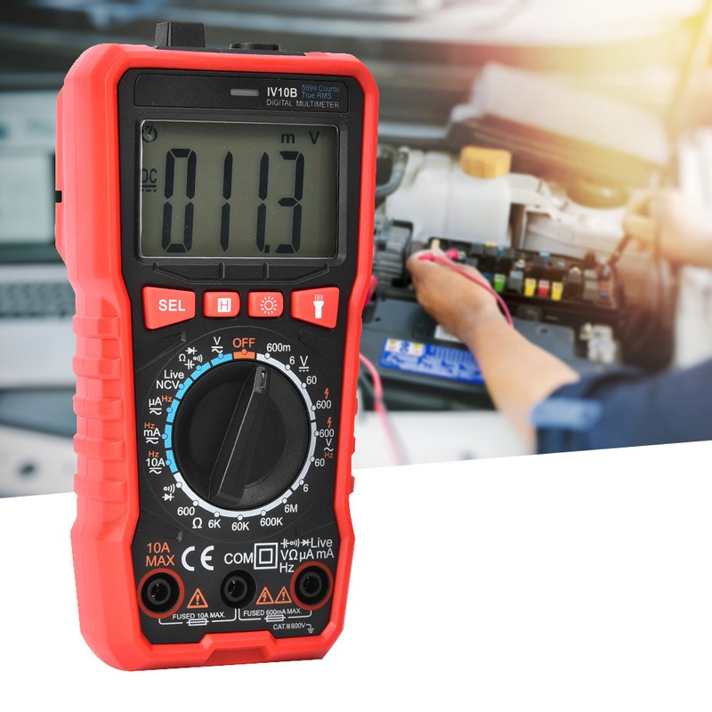 5999 Mini Portable Digital Multimeter True RMS Measurement Voltage Current