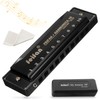 Chromatic Harmonica 10 Holes C Tone Silver and Black to