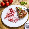 CRISTALICA Pizza Plate Flat I Love Pizza Plate 33 cm