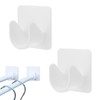 Curtains Rod Bracket Holder - Curved Groove Design Sturdy Curtains