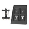 Car Battery Hold Down Tray Bracket Kit Height Adjustable Black