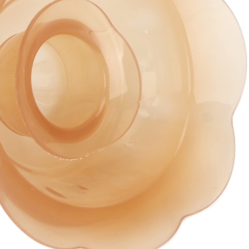 BRRNOO Breastfeeding Nipple - 2pcs Double Suction Cup Silicone Nipple