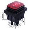 Taiss/2Pcs Waterproof Rocker Toggle Switch 16A 250V 20A 125V AC