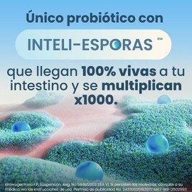 Enterogermina probióticos 2 billones, vial sin refrigeración, 20 ampolletas.