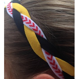 It's Ridic! No Slip Grip/Non-Slip Sports/Athletic Nylon Triple Braided Sports Headband