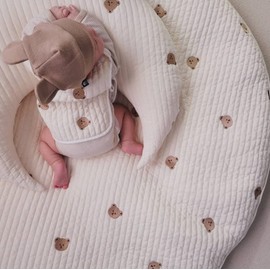 Aixingxing Baby Play Mat Kids Crawling Mat Baby Sleeping Cotton Rugs Baby Play Gym Mat for Activity Gym Floor Mat Kids Room Decorative (Olive)