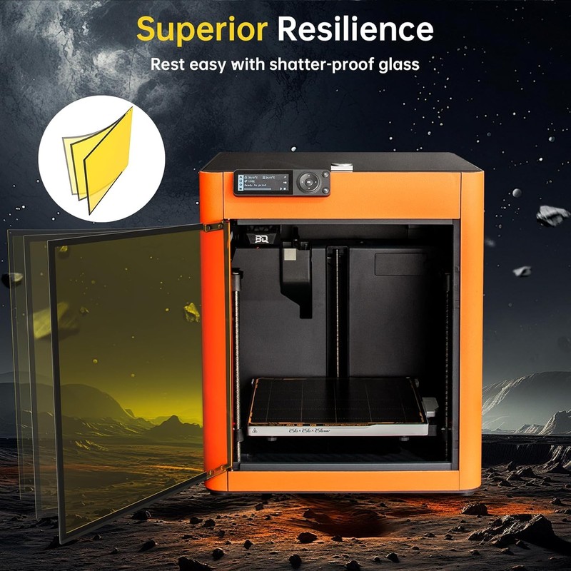 BIQU Panda Door for Bambu-Lab X1C X1E P1S P1P 3D