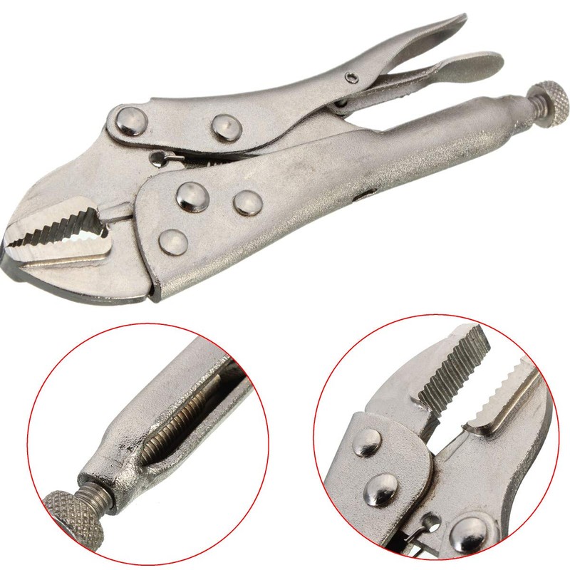 Locking Pliers Mole Grips Heavy Duty Adjustable C Type Curved