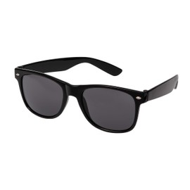 Ultra Unisex UV400 Classic Style Sunglasses Mens Womens - Lightweight Glasses with Flexible Comfort Fit Spring Hinges, Maximum Sun Protection - Polycarbonate Lens - Black