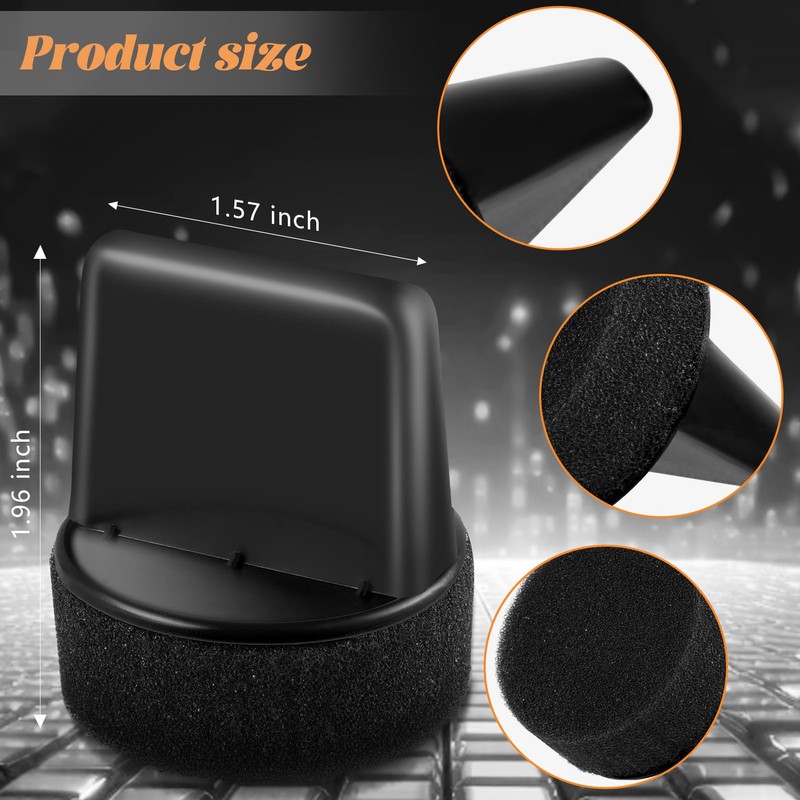 10 Pcs Shine Shoes Sponge Applicators Foam Dauber Shoe Polish