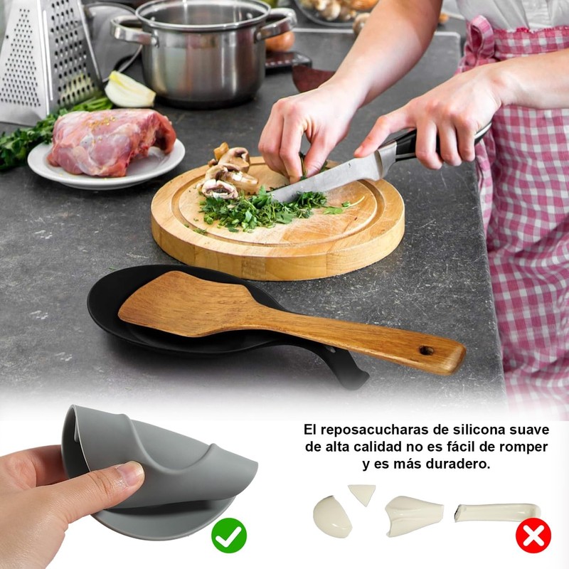 4 Porta Cucharas De Cocina,Porta Cucharas,Soportes Para Utensilios De Cocina