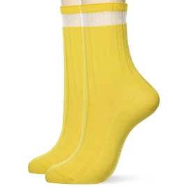 Gunze Sabrina Women's Socks, Washi Thread Socks, Sheer Line, 62 Ribs, Same Color, 2 Pairs, mastered