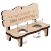 Spruchreif Shot Bench with 2 Glasses Gift for Birthday Funny