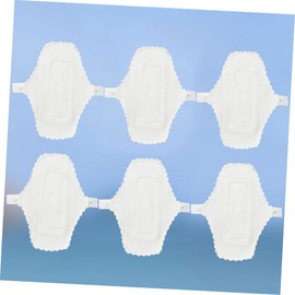 LALAFINA 6pcs Cloth Sanitary Pads Reusable Liners for Travel Washable and Soft for Women Easy to Fix Underpants