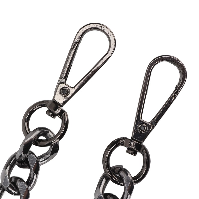 8pcs Curb Chain 8 Side Milled Straight Buckle 1.2meter DIY