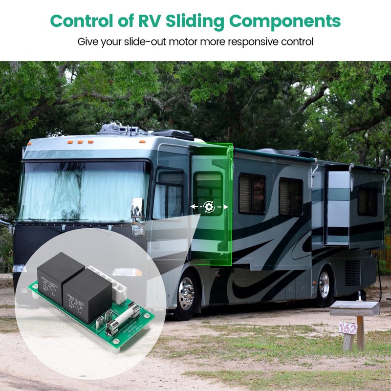 RV Slide Relay Board, Briidea Power Gear Slide Out Relay