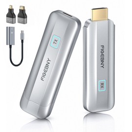 FIGEBNY HDMI Wireless Transmitter and Receiver Set (Certified for Japanese Technology)