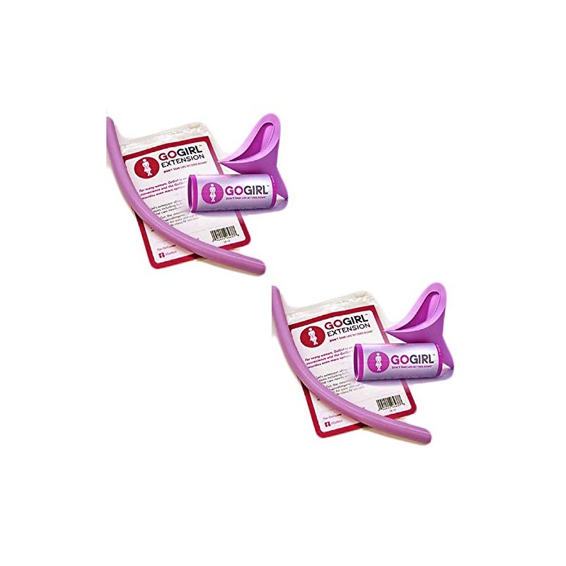 Go Girl Women's Portable Urination Device With Extension Tube Pink