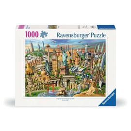 Ravensburger Puzzle 12000332 - World Attractions - 1000 Pieces Puzzle for Adults and Children from 14 Years