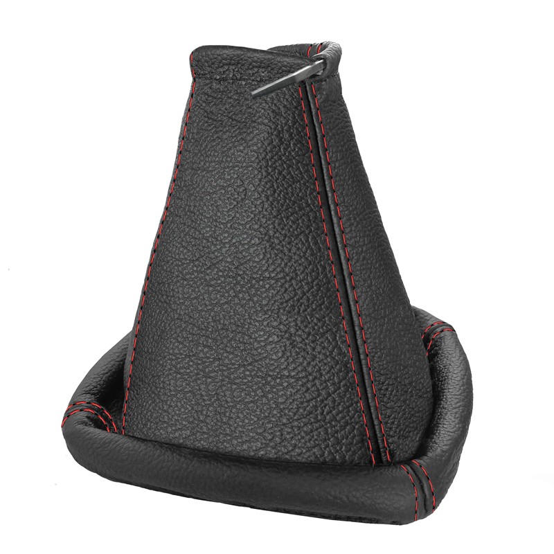 L&P A0002-1 Gear Stick Gaiter 100% Genuine Leather Black Stitching