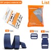 1 inch Buckles and Straps Set, Daily Series Polyester Webbing,