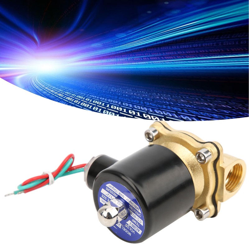 G1/2 Inch Brass Solenoid Valve Water Pressure Normal Closed Direct