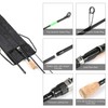 Portable Travel Spinning Fishing Rod Lightweight Carbon Fiber 4 Pieces