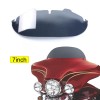 Lionauto 7''Smoke Windscreen Windshield for Harley Touring Street Electra Glide