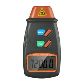 PNGOS Professional Digital Tachometer Chainsaw Non-Contact Tachometer Laser Tachometer Digital Tachometer Measuring Range 2.5RPM ~ 99.999RPM