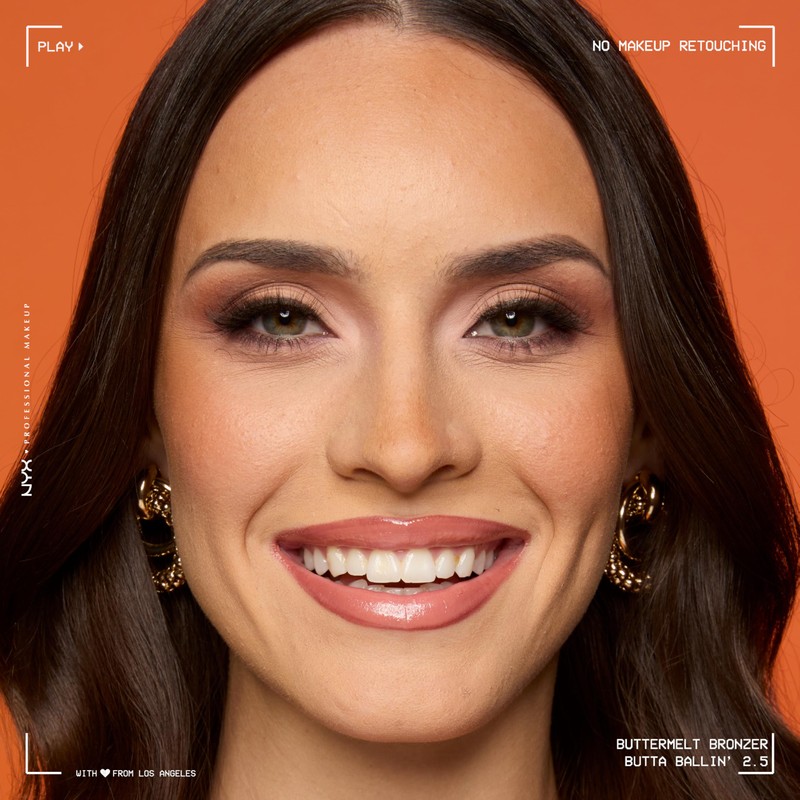 NYX PROFESSIONAL MAKEUP Matte Buttermelt Bronzer, Longwear Face Makeup with