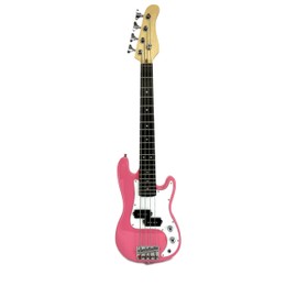Zenison YOUTH Electric BASS Guitar PINK 4 String 36" Girls Kids Mini Beginner