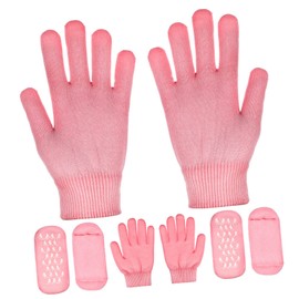 SUPVOX 2sets Spa Moisturizing Therapy Gloves Foot Socks of Soft Moisturizing Hand and Foot Care for Skin Hydration and Repair for Dry Skin Treatment