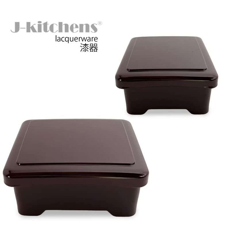 J-kitchens 907 Unaju Heavy Box, Shinkogetsuki Bowl Weight, Shintame Matte,