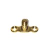 Cast Brass Back Plates for munsen ring - Male M10 Boss Pack Size : 2